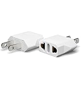 Unidapt Europe to US Plug Adapter, 2 Pack, European to USA Plug Adapter, EU to US Plug Converter,...