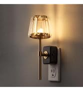 L LOHAS LED Night Lights Plug into Wall,Crystal Acrylic Decor Night Light | Dusk to Dawn Sensor N...