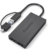 Wavlink USB 3.0 to Dual HDMI UHD Universal Video Graphics Adapter Supports up to 6 Monitor displa...