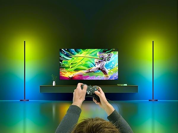 corner floor lamp for gaming