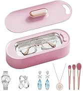 Ultrasonic Jewelry Cleaner, 48KHz Professional Ultrasonic Cleaner with 2 Timer Modes for Jewelry,...