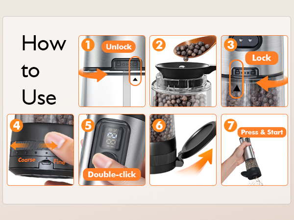 salt pepper shaker set