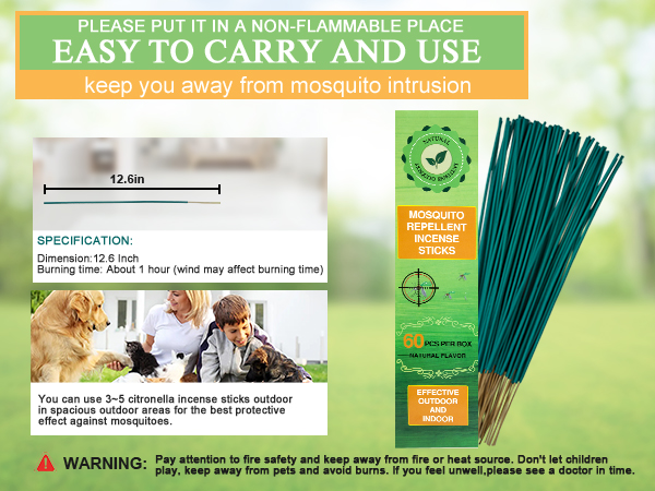 mosquito repellent sticks