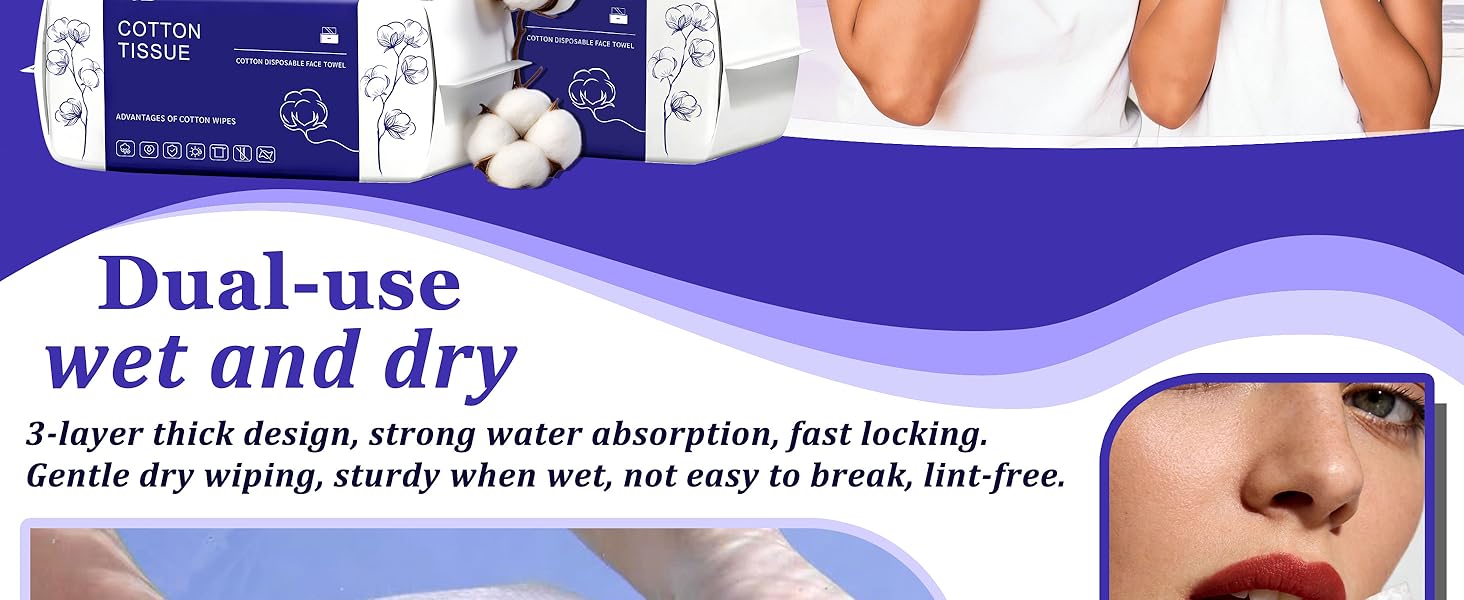 clean towels for face