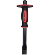 TOOLEAGUE Heavy Duty Masonry Chisel 12 inches Flat Chisel with Hand Protection(1Pc)