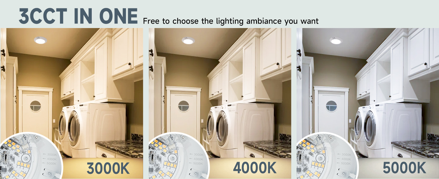 CCT Selectable disk light