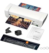 9-Inch Laminator Machine for Documents and Photos, 6 in1 A4 Thermal Laminator Machine with Never ...