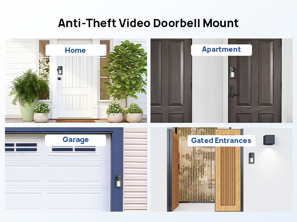 ring door bell door mount