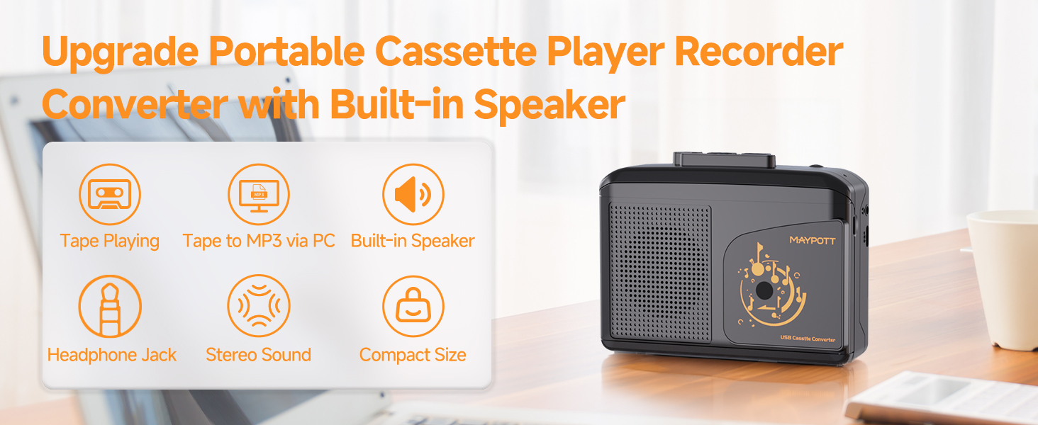 portable cassette player