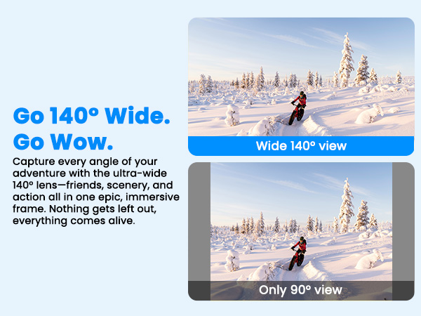 140° View Body camera