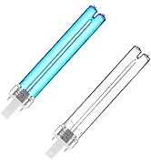 coospider-repta 2 pcs 9 WATT UVC PL-S9/TUV G23 Base Replacement UV Light Bulb for Outdoor Pond Cl...
