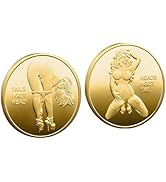 ITSTUVRH 2PCS Head and Tail Beautiful Woman Coins,Funny Adult Coins - Date Night GIF for Man, Boy...
