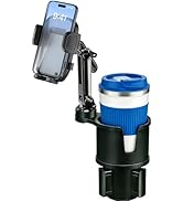 Easkkty Cup Phone Holder for Car [2 in 1 Upgraded] Universal Car Cup Holder Phone Mount Long Adju...