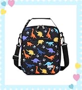 Lunch Boxes Bag for Kids,VASCHY Insulated Lunchbox Reusable Containers for Boys with Detachable S...