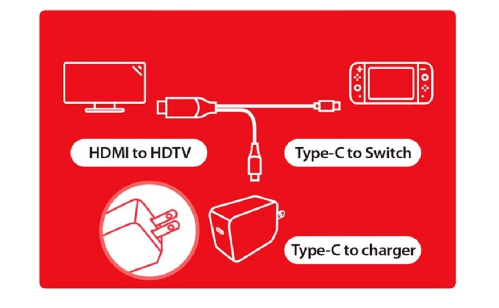 Brook switch HDMI Cable