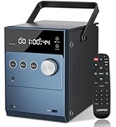 LONPOO Portable Boombox CD Player | 20W Compact disc Players | Rechargeable Battery|Bluetooth 5.3...