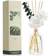 COCORRÍNA Reed Diffuser - Eucalyptus &amp; Moss Scent, 6.76 fl oz Essential Oil with 8 Reed Sticks - ...