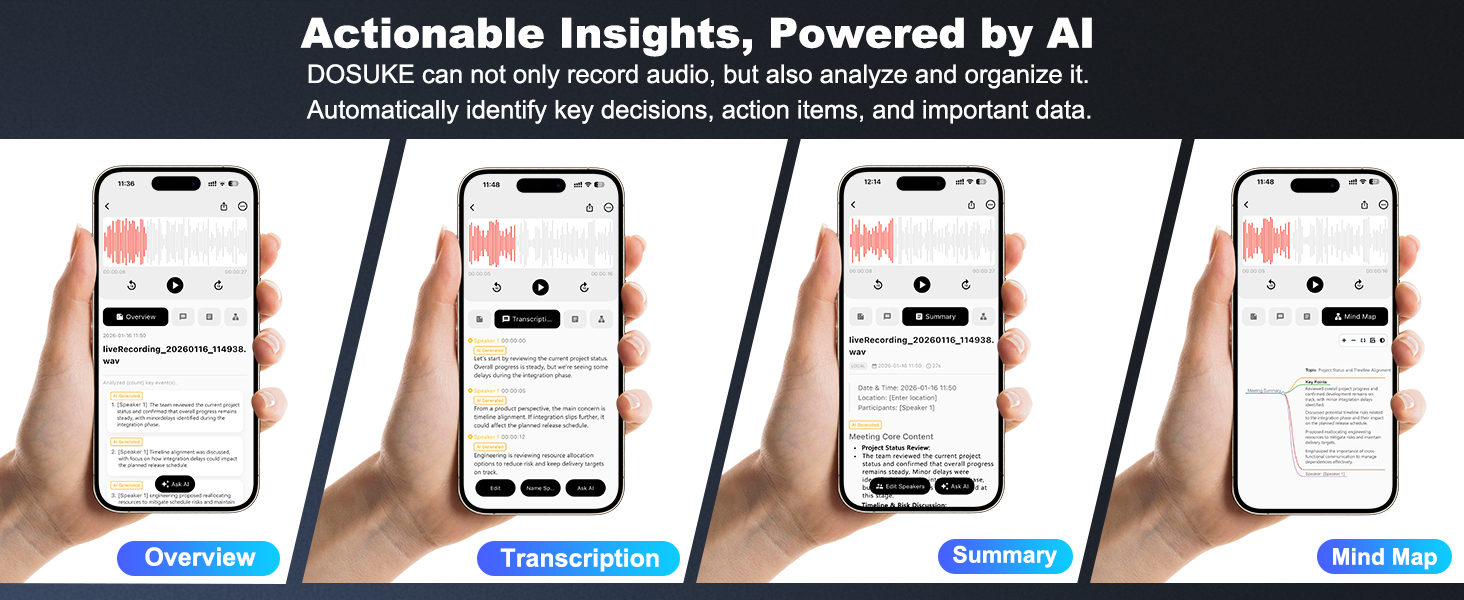 AI Voice Recorder Designed as Magnetic Phone Stand