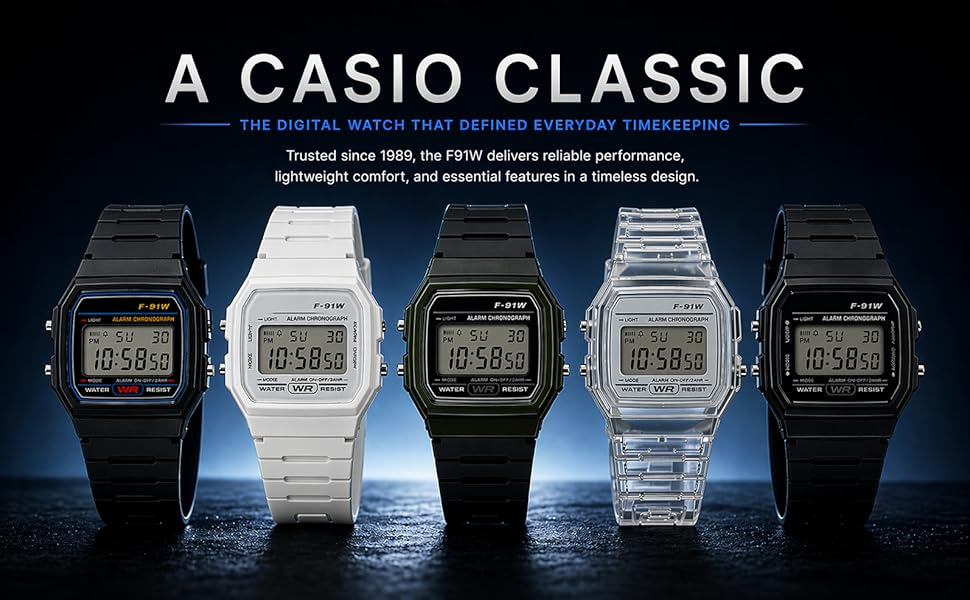 Casio F91W Series 