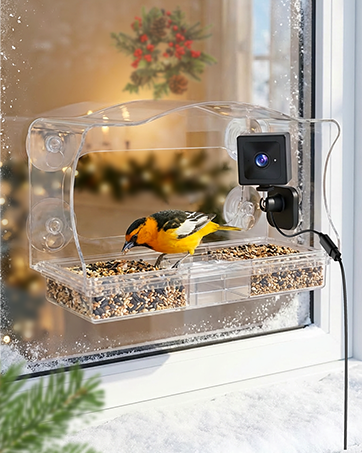waterproof window bird feeder