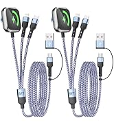 3 in 2 Multi Charging Cable for Apple Watch Charger/iPhone Charger/CarPlay Cable, Travel Vacation...