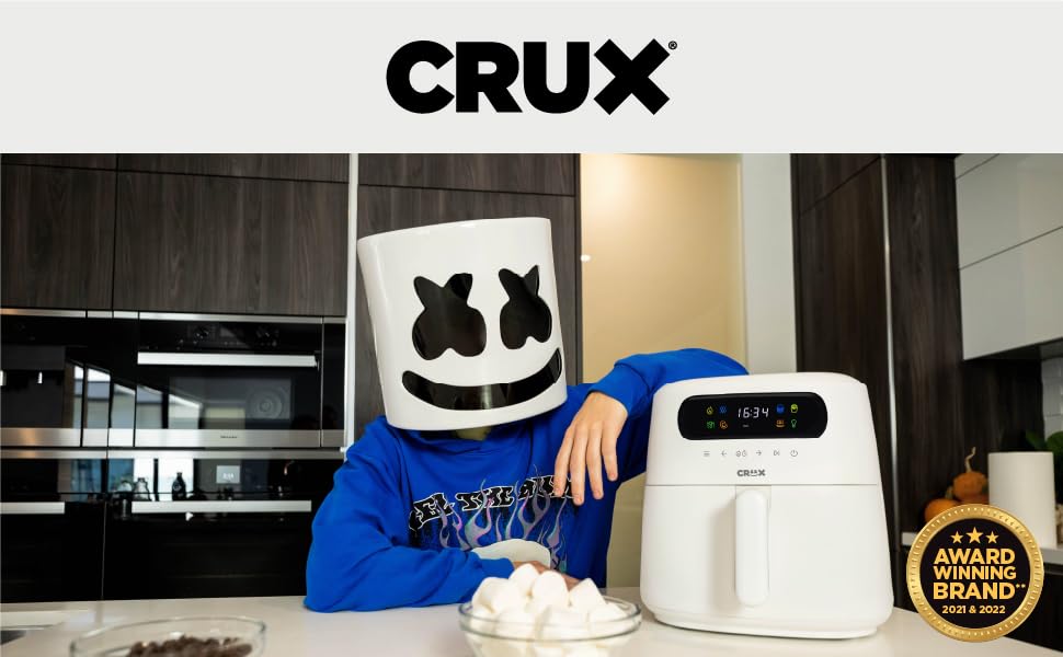 Crux x Marshmello 3 Qt Digital Air Fryer