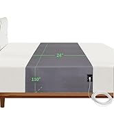 Merisky Grounding Sheets, Grounded Half Sheet 24"x110" Fit All Bed Sizes, Conductive Flat Sheets ...