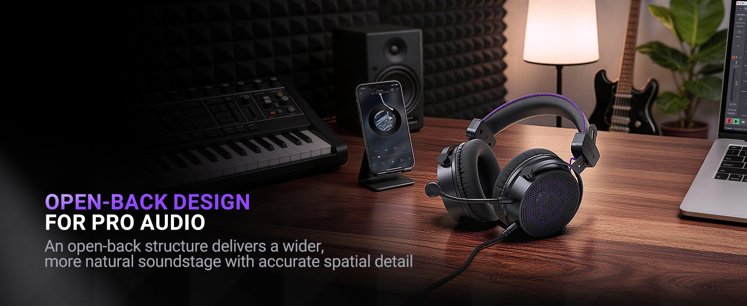 FIFINE AMPLITANK HD18 LITE Over Ear Open Back Design Headphone