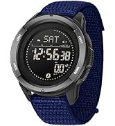 findtime Compass Tactical Watches for Men Women with Metronome Step Counter Countdown Dual Time A...