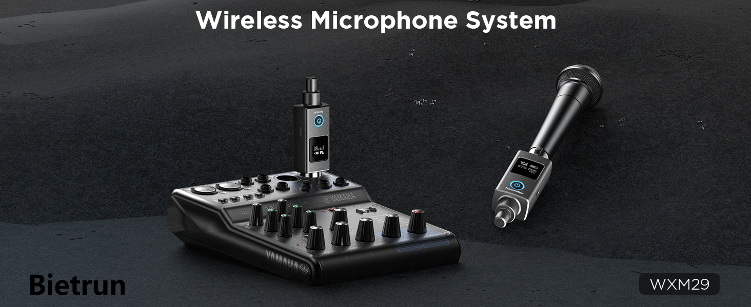 XLR Microphone wireless microphone audio transmitter and receiver wireless microphones systems