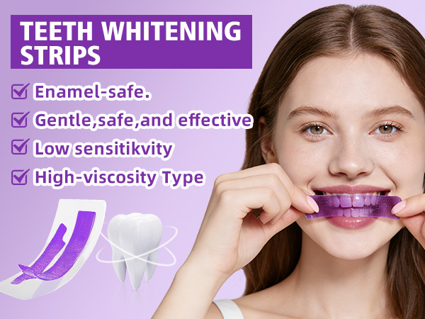purple teeth whitening strips