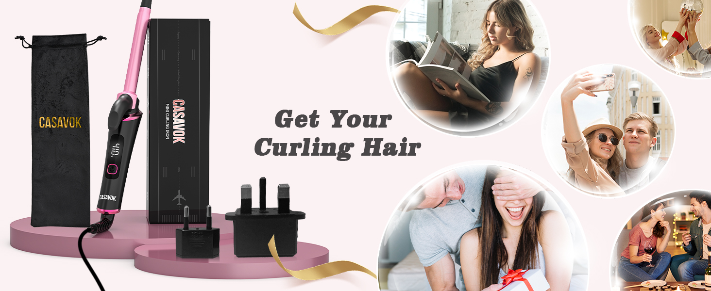 travel curling iron