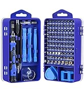 Lifegoo Precision Screwdriver Set, Upgrade 121 in 1 Magnetic Eyeglass Repair Tool Kit for iPhone/...