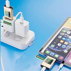 Didirectional current Detection USB C tester