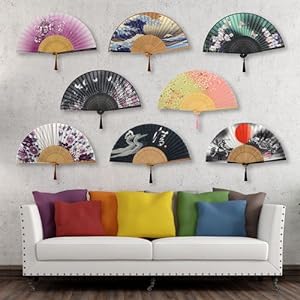 hand folding rave fan for women festival fan hot flash Dance Performance Dec