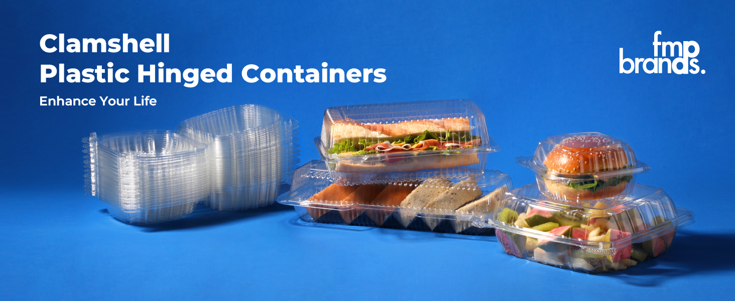 Plastic Hinged Containers