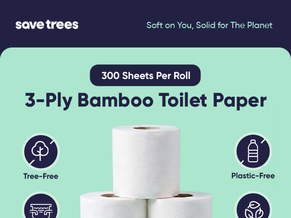 toilet paper bamboo ply free organic recycled septic safe individually wrapped sustainable products