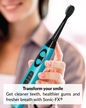 cleaner teeth heathier gums fresher breath with sonic-fx