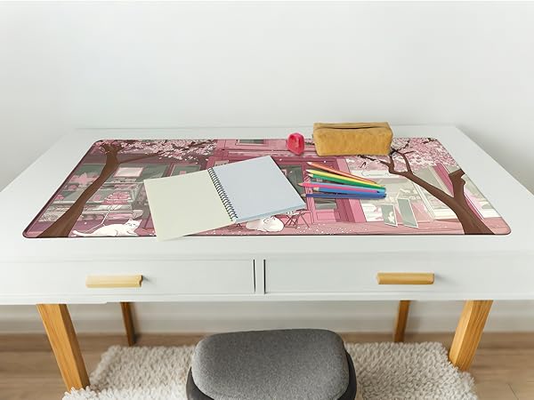 anime gaming mouse pad,large mouse pad for desk,keyboard and mouse pad