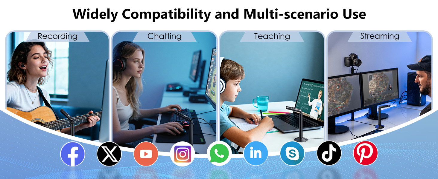 USB microphone for computer