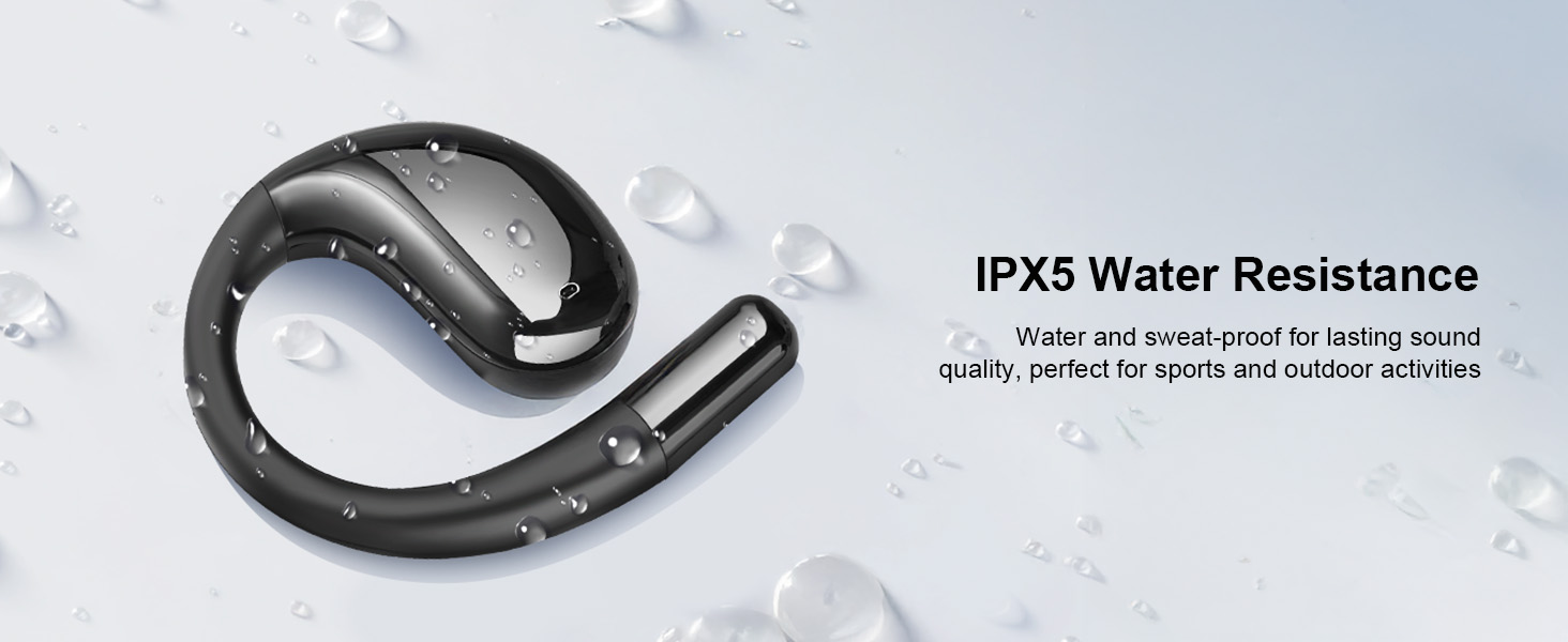 IPX5 Water Resistance