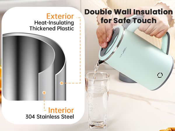 Double Wall Electric Kettle