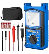 Digital Insulation Resistance Tester, RQ-6688F Voltage Tester 250/500/ 1000/ 2500V, Auto Range Me...