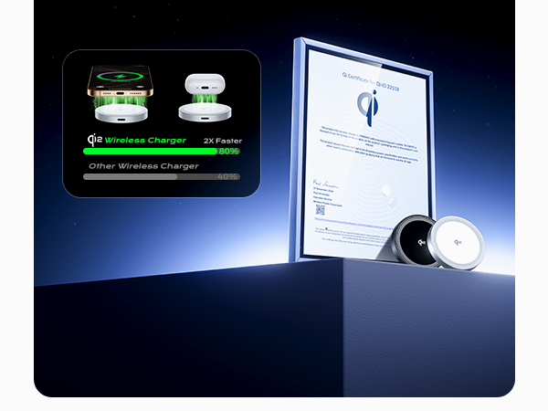 Qi2 Fast Wireless Charger