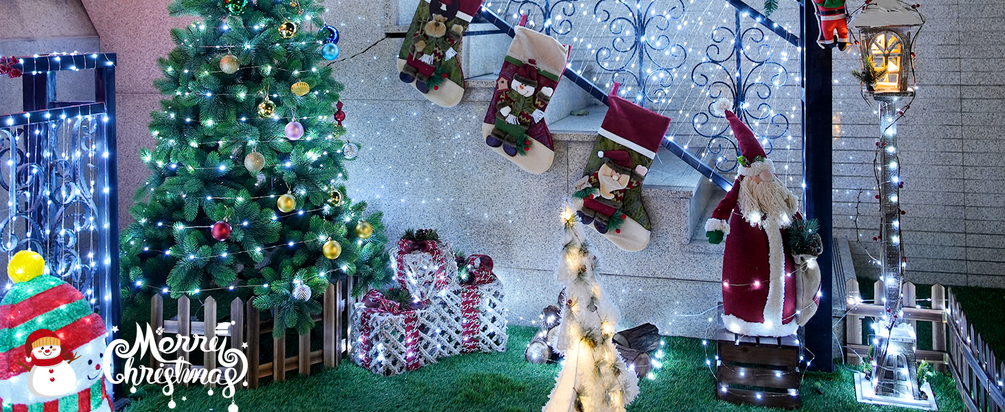 Solar powered christmas lights 