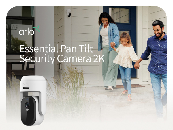 Arlo Essential Pan Tilt Security Camera 2K