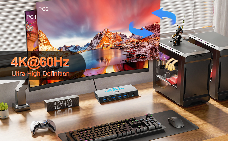 hdmi kvm switch 2 port 