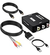 COMeap Xbox AV Cable for Xbox Gen 1, AV to HDMI Converter with USB Power and HDMI 4K Cable Suppor...