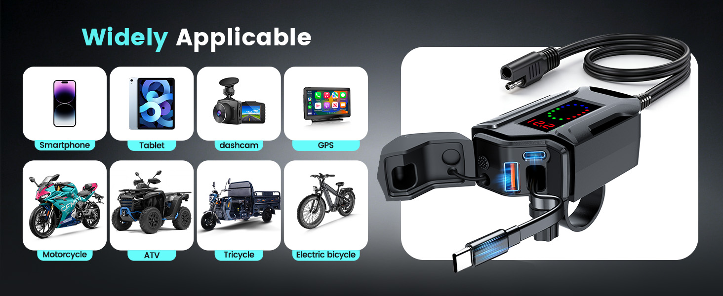 Motorcycle USB Charger