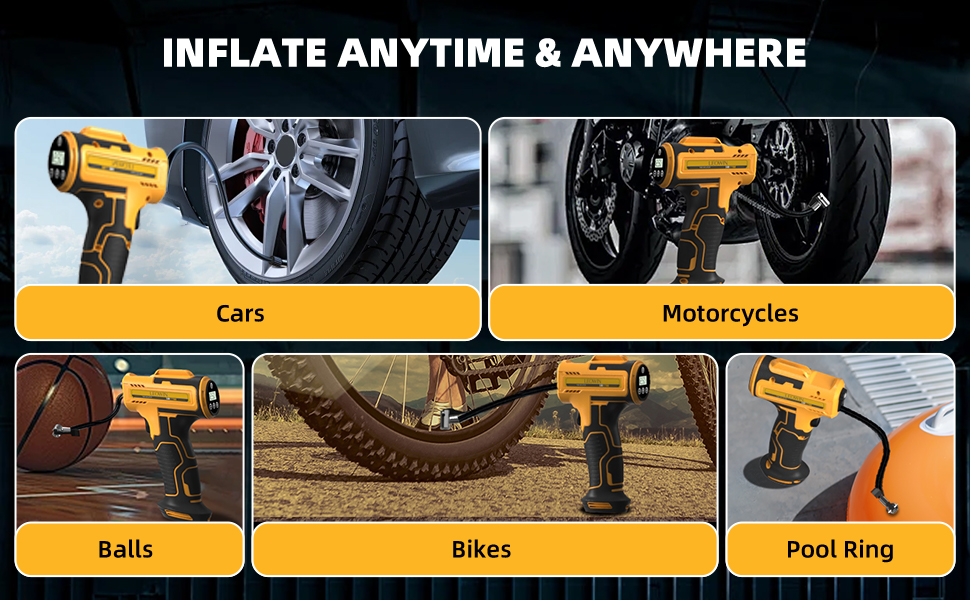 tire inflator portable air compressor